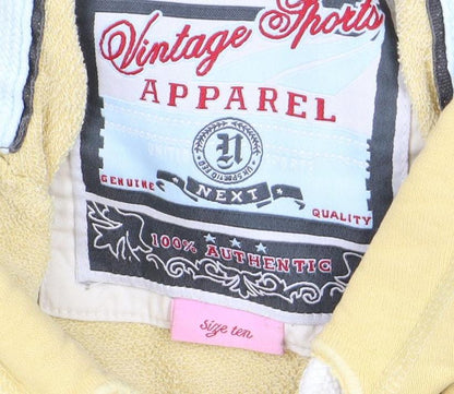 Next Women's Yellow Pullover Hoodie Size 12