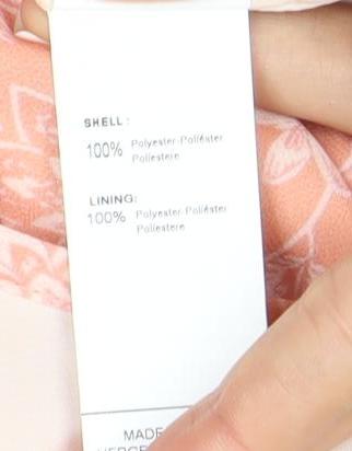 CUPSHE Orange Floral Fit & Flare Dress - M, Women's Summer Fashion