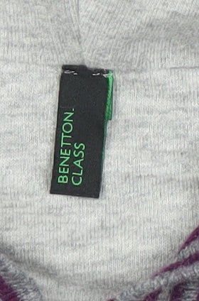 Benetton Boys Purple Full Zip Hoodie 11-12 Years