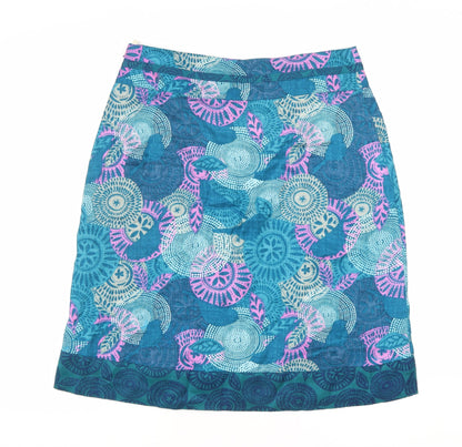 Mantaray Women's Multicoloured Skirt Size 10 Geometric