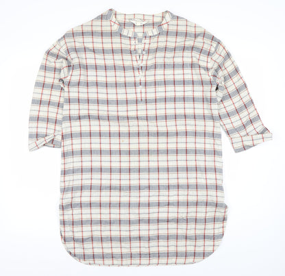 Seasalt Cornwall Women's Multicoloured Check Tunic - Size 8