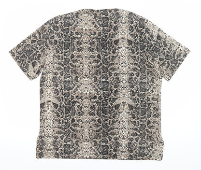 Boguar Women's Multicoloured Animal Print Top