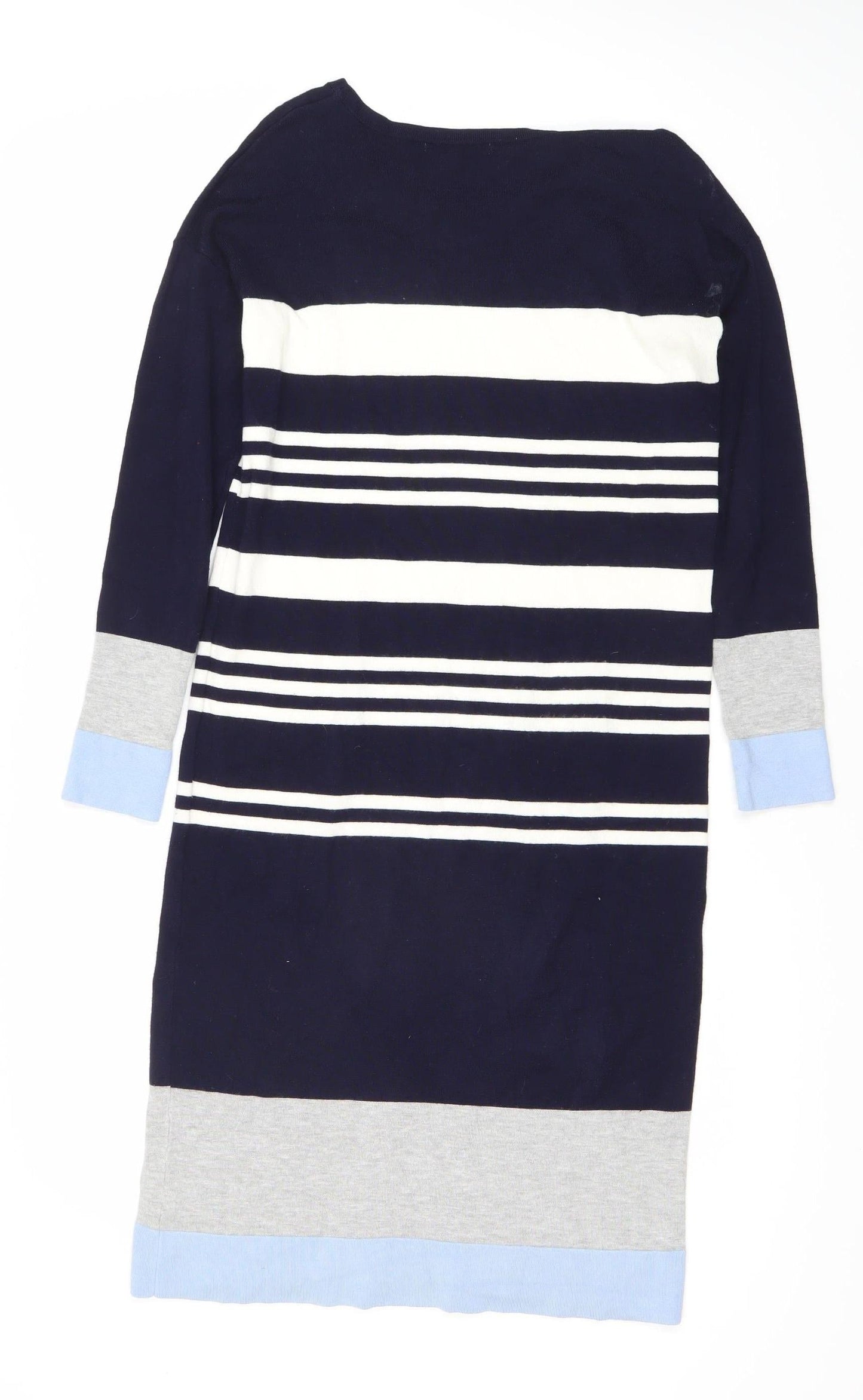Oliver Bonas Women's Striped Knit Dress, Size 8, Multicoloured