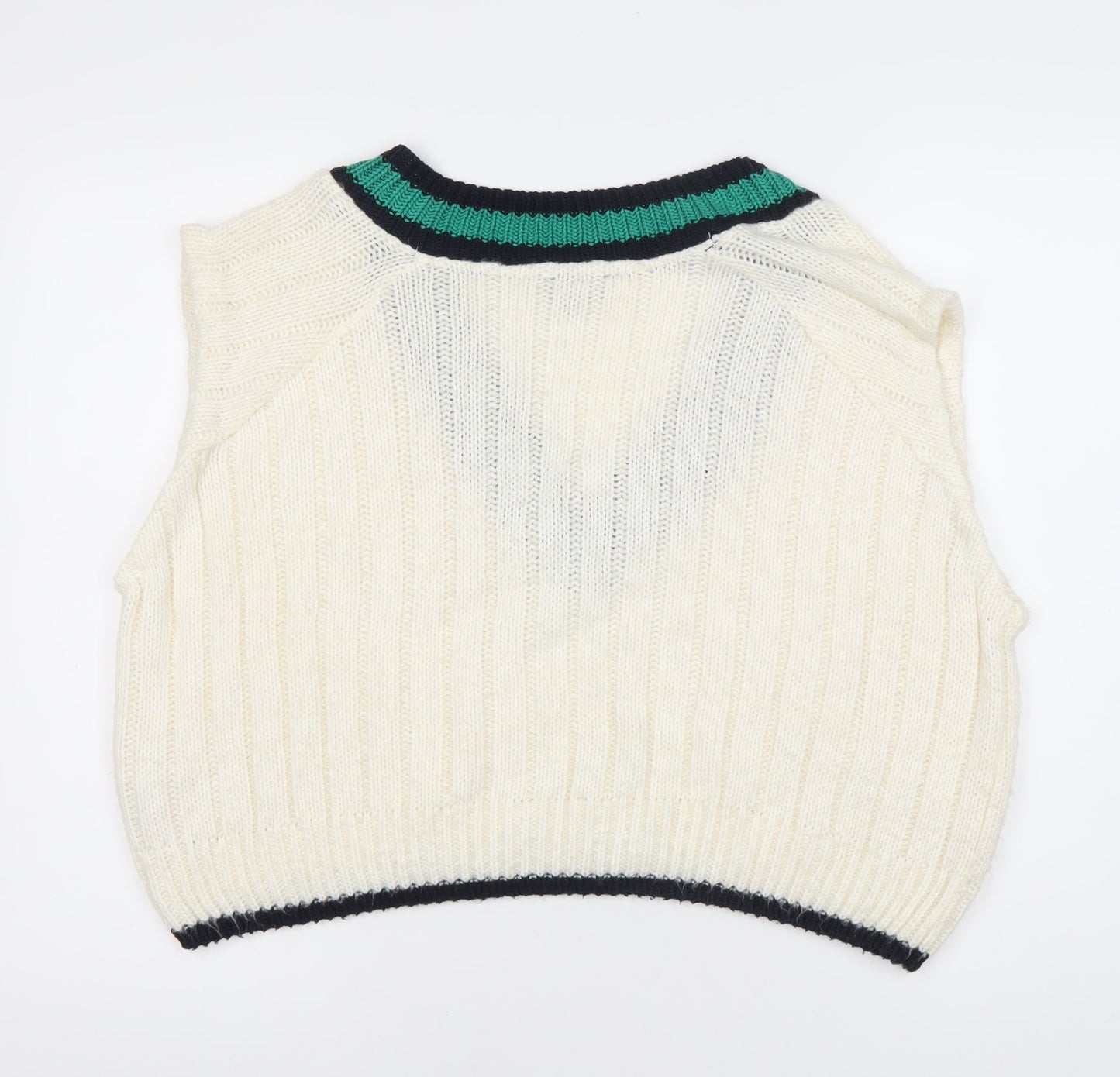 Womens UK Size 10 Topshop Multicoloured Vest Jumper