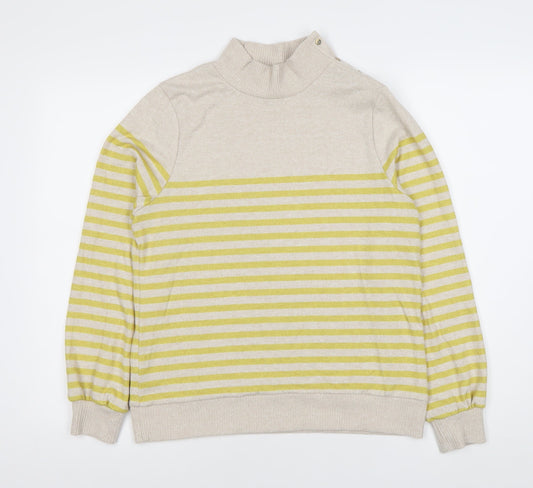 Womens UK Size 14 NEXT Beige Pullover Jumper