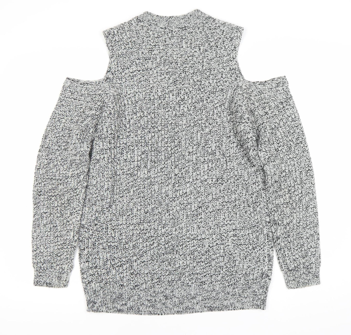 Womens UK Size 12 BE YOU Grey Jumper Jumper