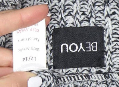 Womens UK Size 12 BE YOU Grey Jumper Jumper