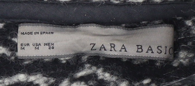 Womens UK Size M Zara Black Gilet