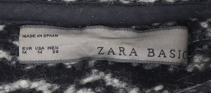 Womens UK Size M Zara Black Gilet
