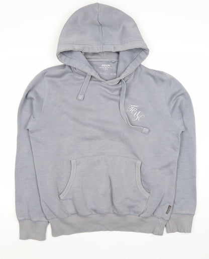 Mens UK Size M French Connection Grey Pullover Hoodie