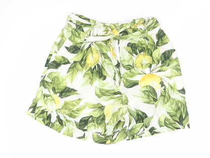 H&M Women’s Multicoloured Floral Shorts Size 14
