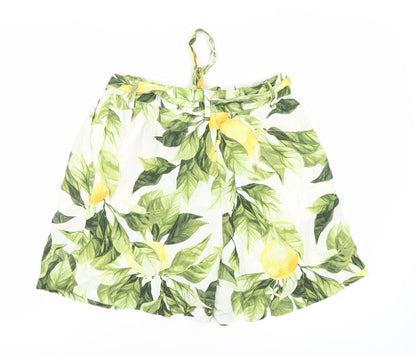 H&M Women’s Multicoloured Floral Shorts Size 14