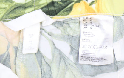 H&M Women’s Multicoloured Floral Shorts Size 14