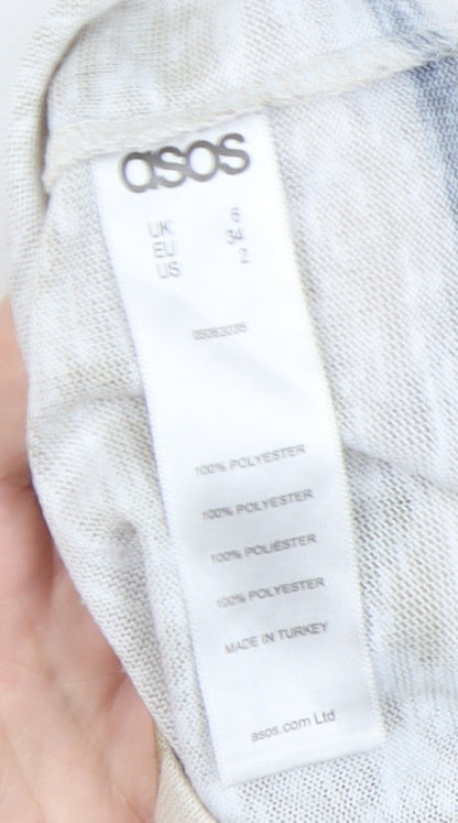 Womens UK Size 6 ASOS Beige  T-Shirt