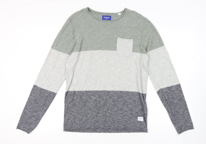 Jack & Jones Men's Multicoloured M Pullover Jumper