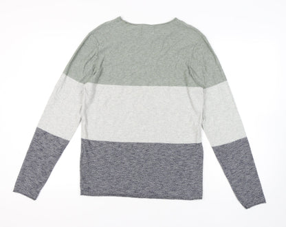 Jack & Jones Men's Multicoloured M Pullover Jumper