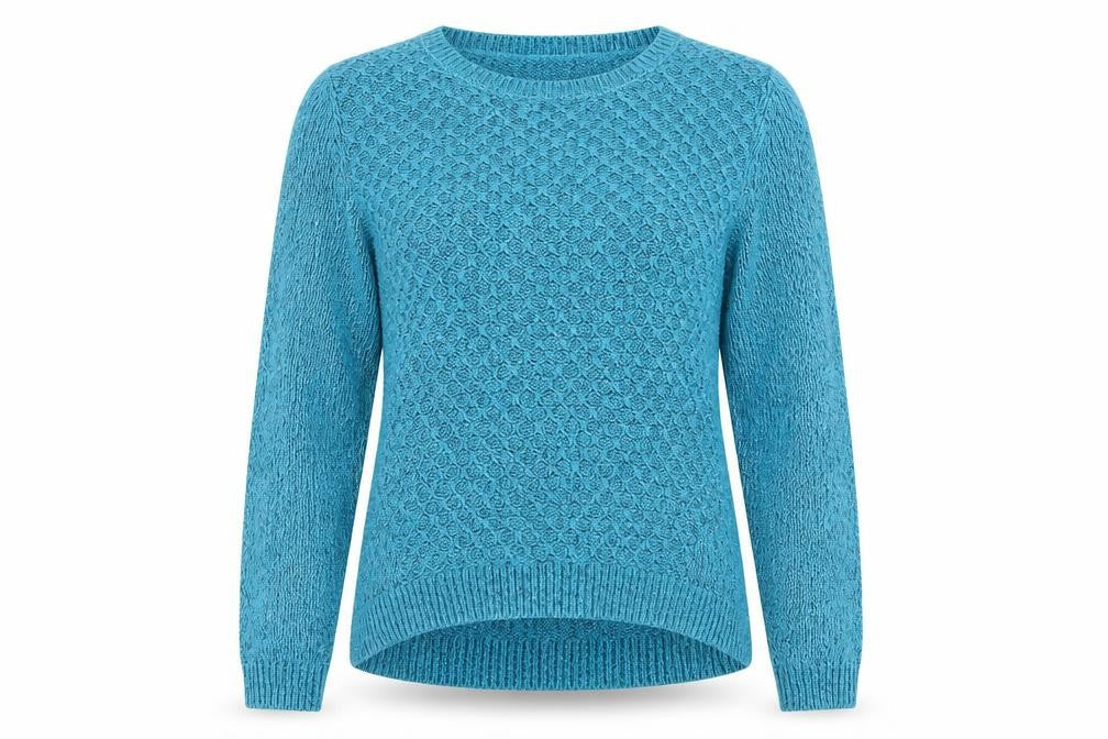 Womens UK Size 14 Marks and Spencer Blue Pullover Jumper