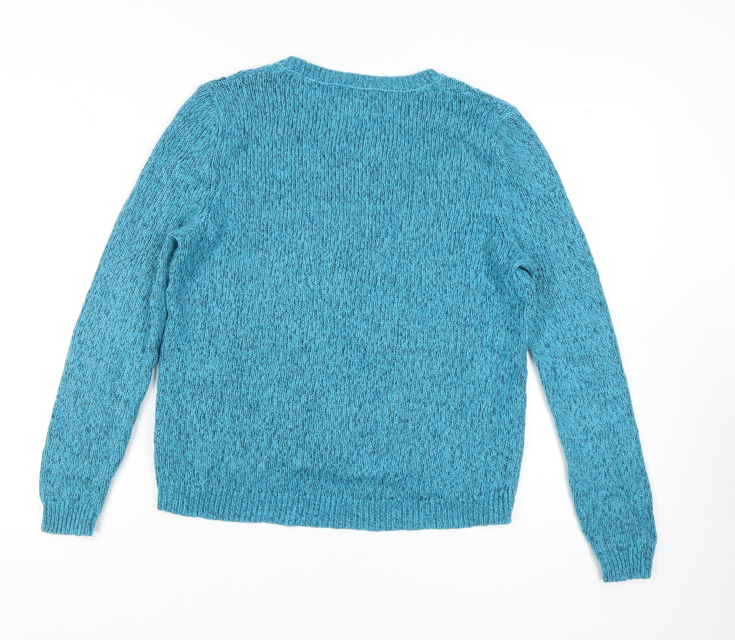 Womens UK Size 14 Marks and Spencer Blue Pullover Jumper