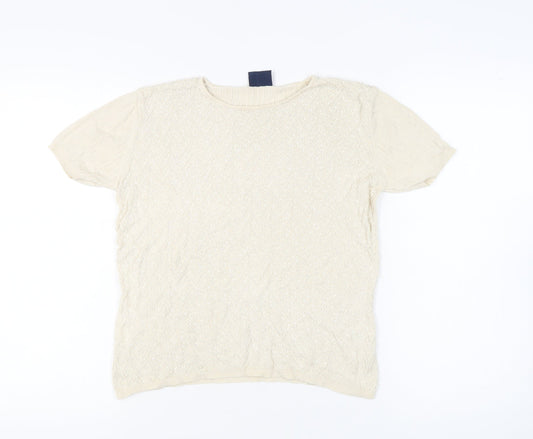 Alexon Women's Beige Silk Top, Size 16/18