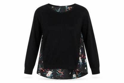 Womens UK Size L Oasis Black Pullover Jumper