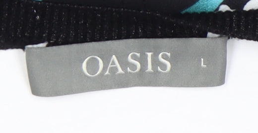 Womens UK Size L Oasis Black Pullover Jumper