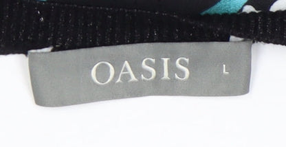 Womens UK Size L Oasis Black Pullover Jumper