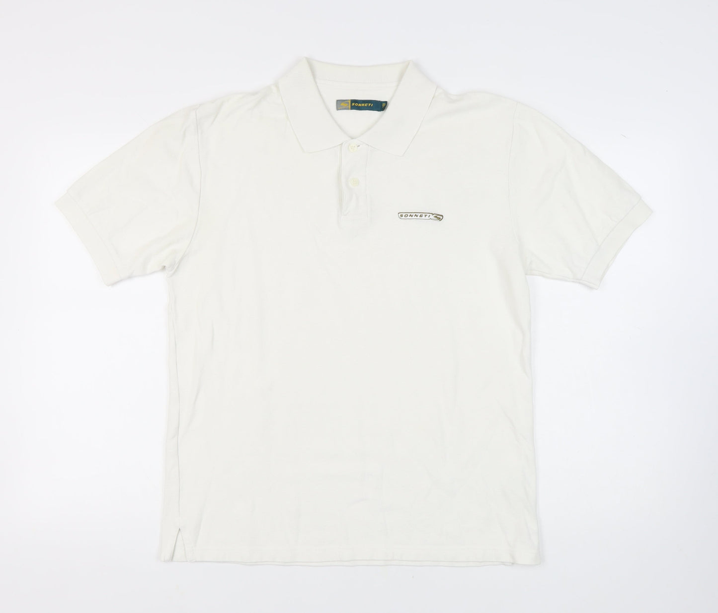 Sonneti Men’s White Polo Shirt M