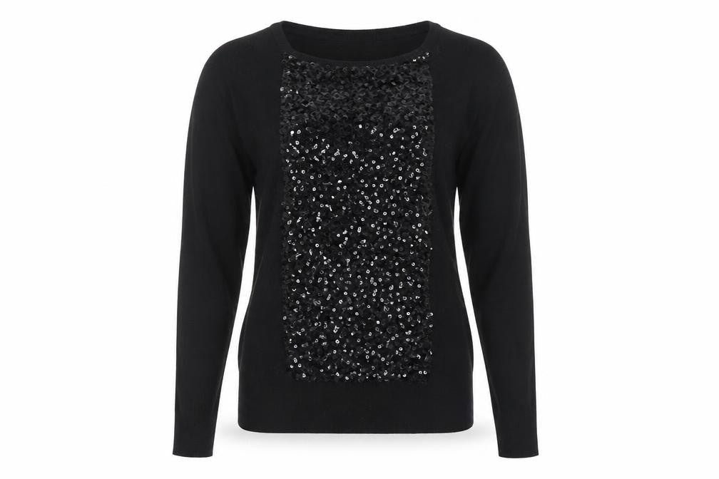 Womens UK Size 12 Savoir Black Pullover Jumper