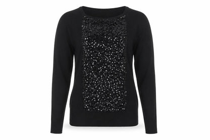 Womens UK Size 12 Savoir Black Pullover Jumper