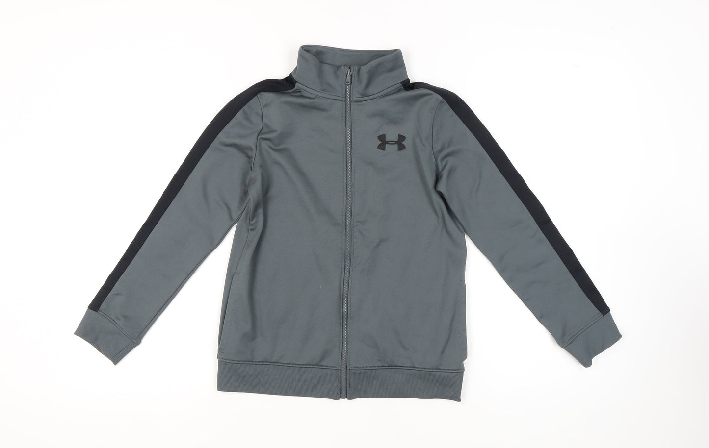 Under Armour Boys Medium Grey Full Zip Sweatshirt