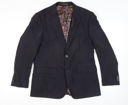 Mens UK Size 40 Skopes Regular Blue Suit Jacket