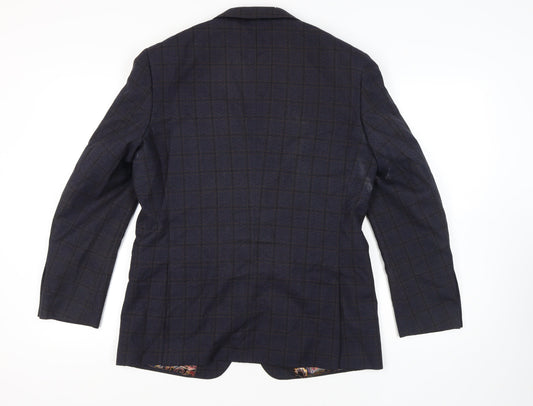 Mens UK Size 40 Skopes Regular Blue Suit Jacket