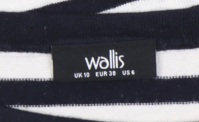 Wallis Women's Multicoloured Striped Pullover - Size 10