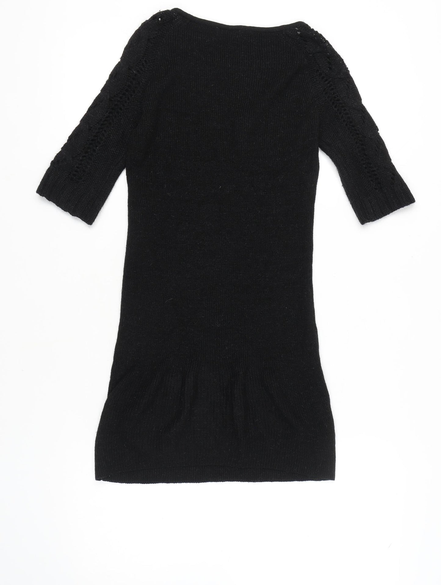 VILA Black Women's XS Knit Dress - Autumn Style