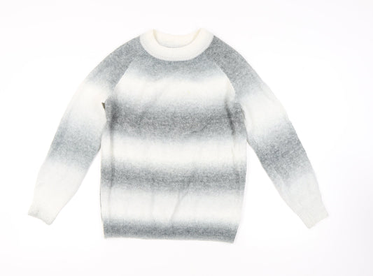 Womens UK Size S Marks and Spencer Grey Pullover Jumper