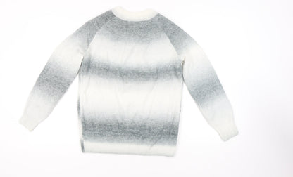 Womens UK Size S Marks and Spencer Grey Pullover Jumper