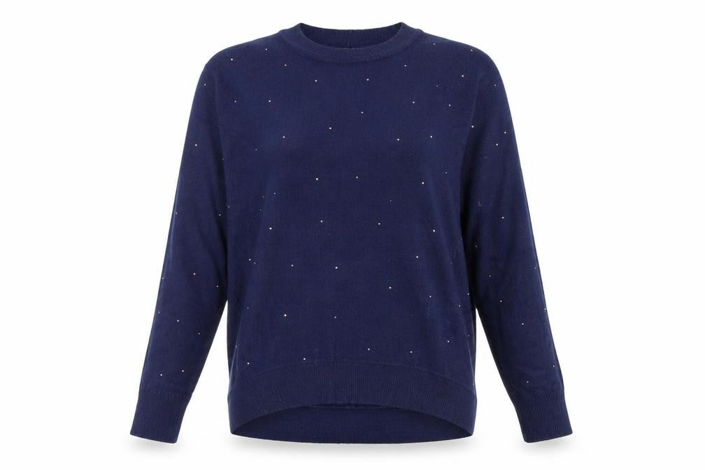 Womens UK Size M NEXT Blue Pullover Jumper