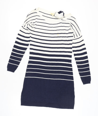 Monsoon Women's Striped Knit Jumper Dress, Small