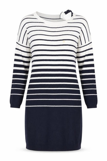 Monsoon Women's Striped Knit Jumper Dress, Small