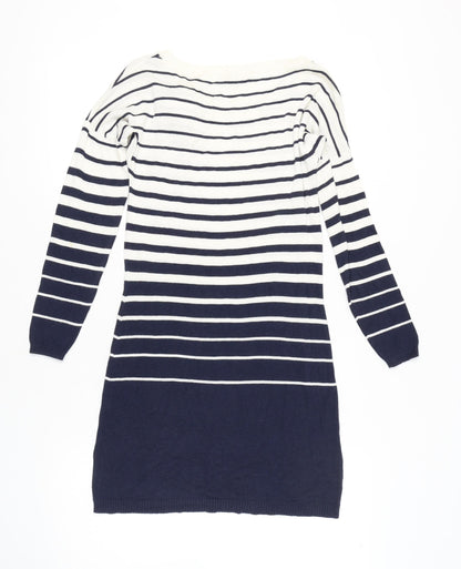 Monsoon Women's Striped Knit Jumper Dress, Small