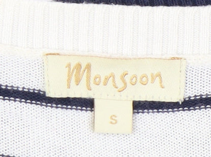 Monsoon Women's Striped Knit Jumper Dress, Small