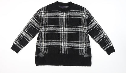 Womens UK Size M Marks and Spencer Black Pullover Jumper