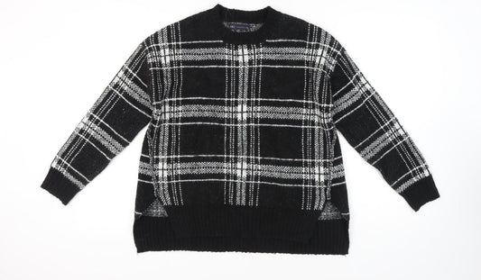 Womens UK Size M Marks and Spencer Black Pullover Jumper