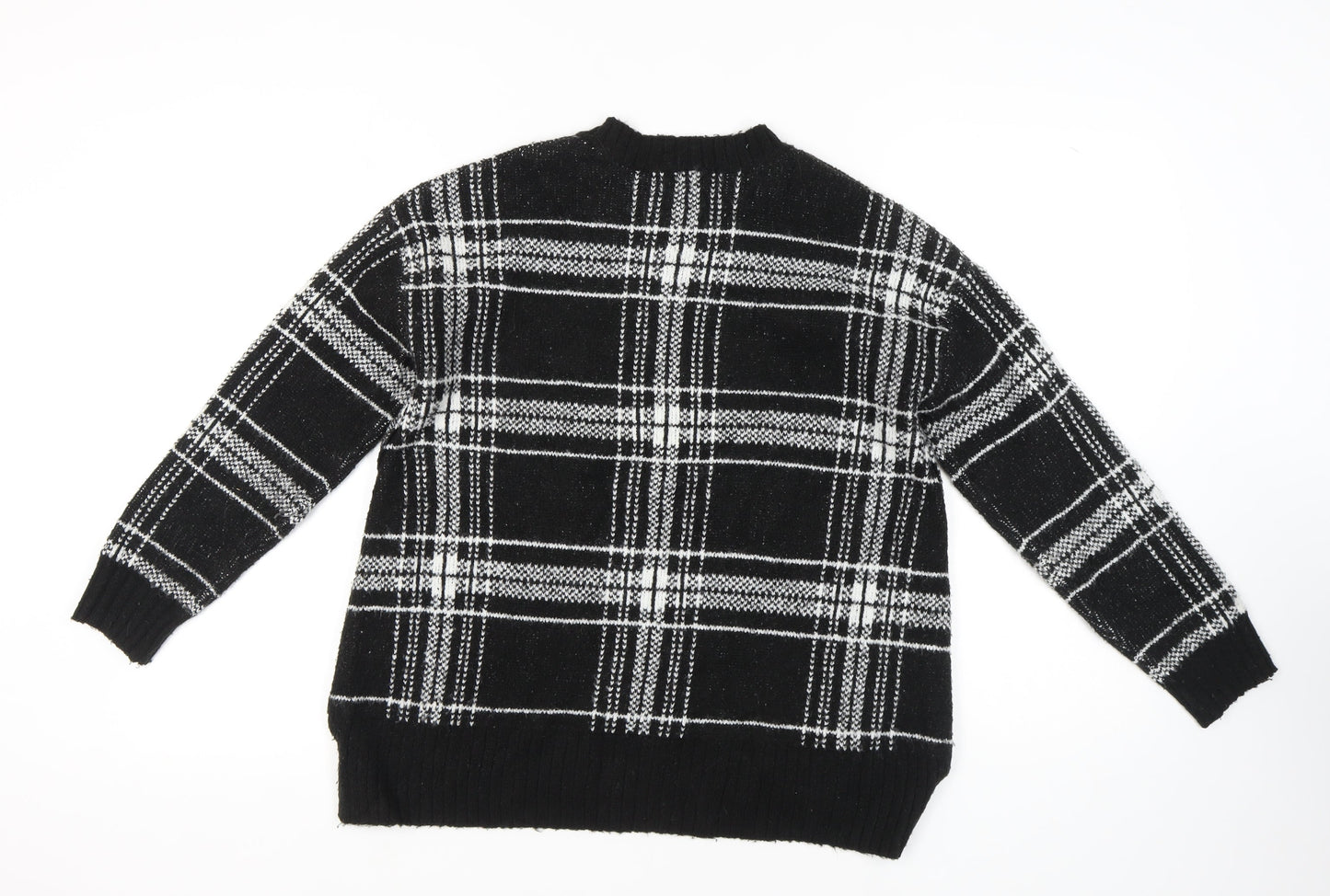 Womens UK Size M Marks and Spencer Black Pullover Jumper