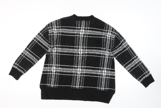 Womens UK Size M Marks and Spencer Black Pullover Jumper