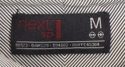 Next Men's Grey Henley Jumper, M, Casual Classic Knit