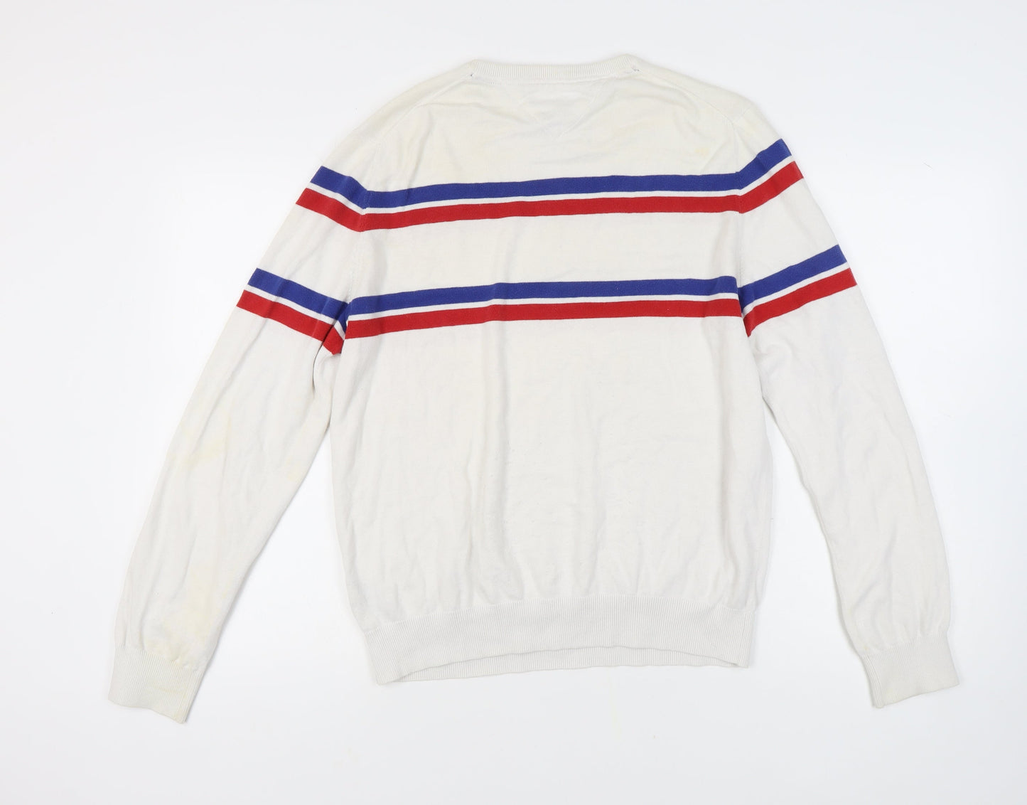 Tommy Hilfiger Men's White L Pullover Jumper