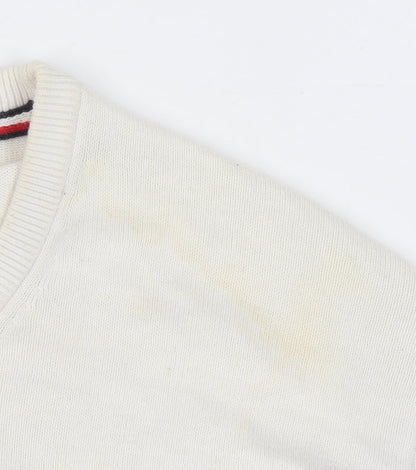 Tommy Hilfiger Men's White L Pullover Jumper