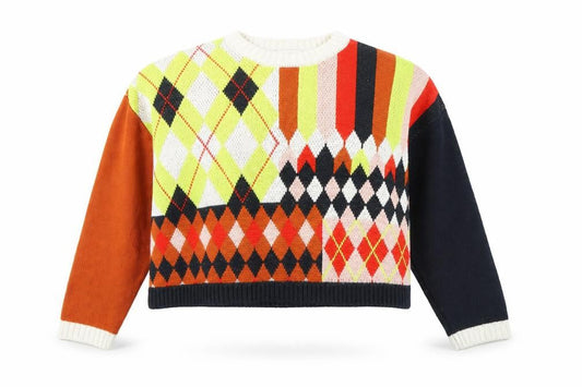 Womens UK Size 10 Topshop Multicoloured Pullover Jumper