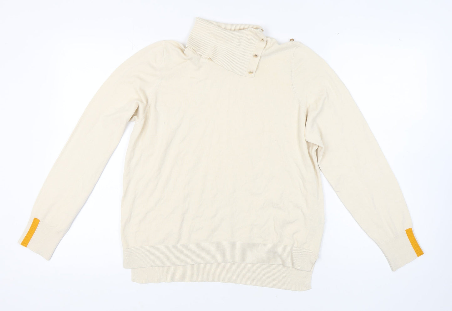 Womens UK Size L NEXT Ivory Pullover Jumper